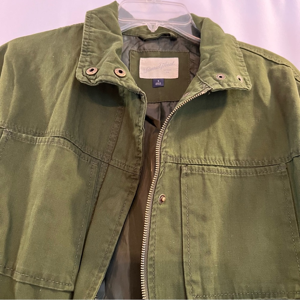 Universal Thread Utility Jacket, Olive Green, Siz… - image 5
